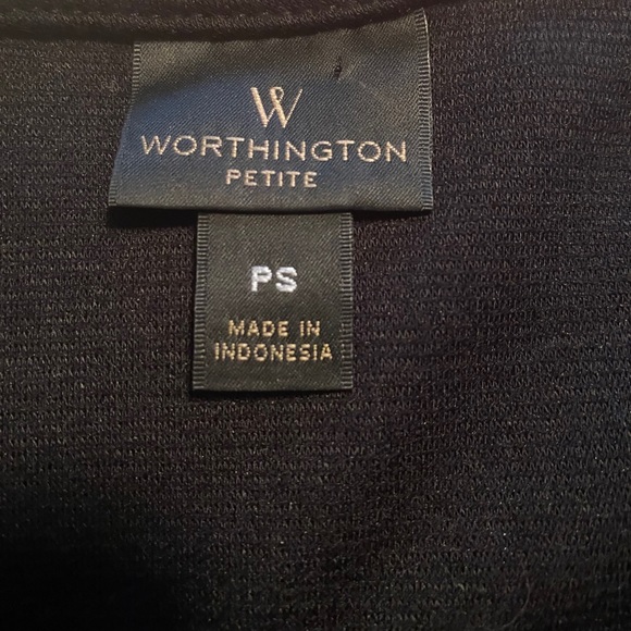 Worthington Faux Leather Sleeveless Top - Picture 4 of 6